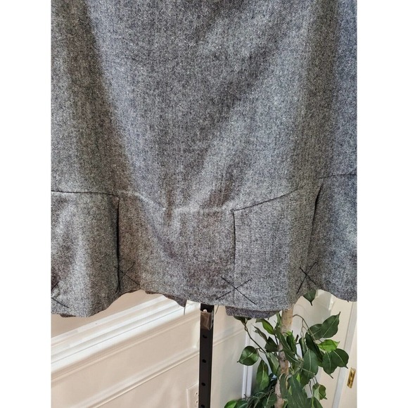 George Women's Solid Gray Polyester & Wool A-Line Casual Skirts Size 18W - Picture 2 of 10